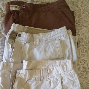 Columbia Cargo Shorts lot of 3 pairs size 40